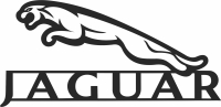 JAGUAR  clipart - Para archivos DXF CDR SVG cortados con láser - descarga gratuita