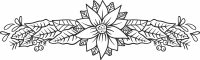 christmas ornaments flower clipart - Para archivos DXF CDR SVG cortados con láser - descarga gratuita