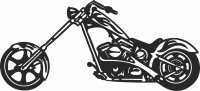 Motorcycle - Para archivos DXF CDR SVG cortados con láser - descarga gratuita