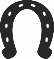 horseshoe sign - Para archivos DXF CDR SVG cortados con láser - descarga gratuita