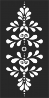 Flower Pattern Stencil - For Laser Cut DXF CDR SVG Files - free download
