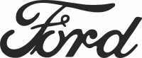 Ford logo - For Laser Cut DXF CDR SVG Files - free download