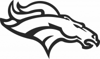 Denver Broncos - For Laser Cut DXF CDR SVG Files - free download