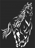 HORSE - For Laser Cut DXF CDR SVG Files - free download