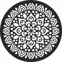 Mandala wall art- For Laser Cut DXF CDR SVG Files - free download