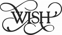 Wish wall sign clipart - For Laser Cut DXF CDR SVG Files - free download