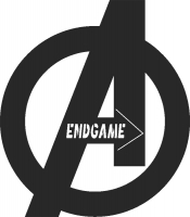 Endgame Logo - DXF SVG CDR Cut File, ready to cut for laser Router plasma