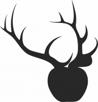 Antelope horn - For Laser Cut DXF CDR SVG Files - free download