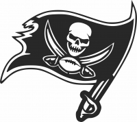 Tampa bay buccaneers nfl american footbal  - For Laser Cut DXF CDR SVG Files - free download