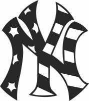 New York Yankees- For Laser Cut DXF CDR SVG Files - free download