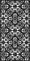 Decorative pattern wall screens panel for doors  - For Laser Cut DXF CDR SVG Files - free download