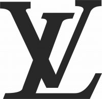 Louis Vuitton Logo- For Laser Cut DXF CDR SVG Files - free download