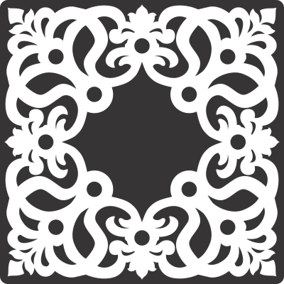 wall deocorative pattern decor - Para archivos DXF CDR SVG cortados con láser - descarga gratuita