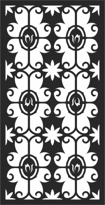 decorative 3d panel screen pattern art - For Laser Cut DXF CDR SVG Files - free download