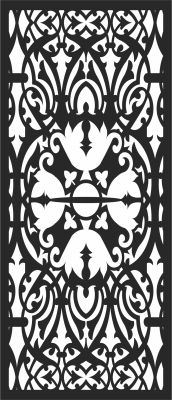 decorative panel door pattern - For Laser Cut DXF CDR SVG Files - free download