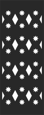 Decorative pattern wall screen - For Laser Cut DXF CDR SVG Files - free download
