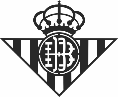Betis FC football Club logo - Para archivos DXF CDR SVG cortados con láser - descarga gratuita
