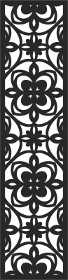 wall   Pattern   Decorative Screen - For Laser Cut DXF CDR SVG Files - free download