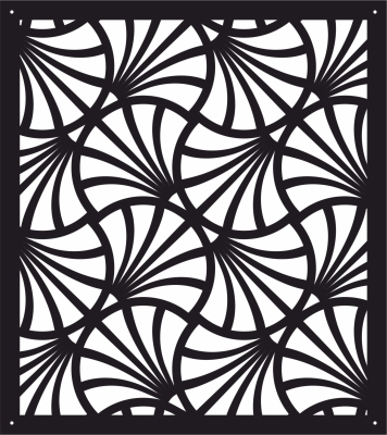 decorative panel screen pattern leaves - For Laser Cut DXF CDR SVG Files - free download