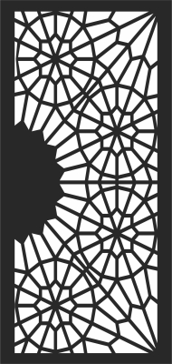 decorative   pattern WALL  Pattern   DECORATIVE screen - For Laser Cut DXF CDR SVG Files - free download