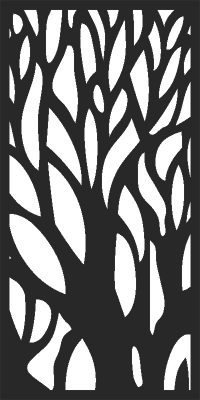 Branches Pattern dxf Ai svg cdr File Download Ready to cut
