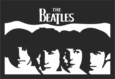 the beatles - For Laser Cut DXF CDR SVG Files - free download - DXF vectors