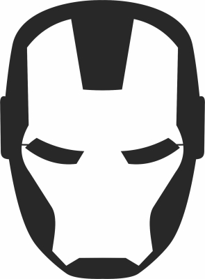 Iron Man  Marvel Avengers Superhero logo - Para archivos DXF CDR SVG cortados con láser - descarga gratuita
