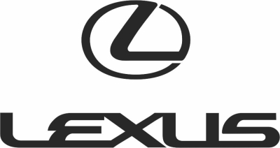 Lexus Logo - fichier DXF SVG CDR coupe, prêt à découper pour plasma routeur laser