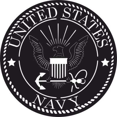 United states navy logo - fichier DXF SVG CDR coupe, prêt à découper pour plasma routeur laser