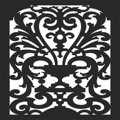 WALL Pattern decorative pattern - For Laser Cut DXF CDR SVG Files - free download