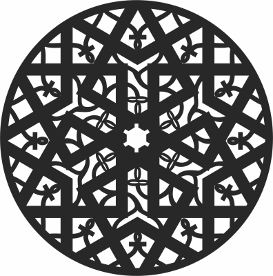 Mandala wall arts - For Laser Cut DXF CDR SVG Files - free download