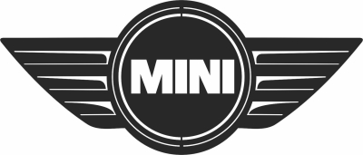 Mini logo - For Laser Cut DXF CDR SVG Files - free download