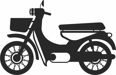 Motorcycles clipart - For Laser Cut DXF CDR SVG Files - free download