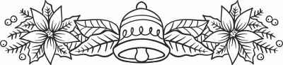 christmas ornaments bell clipart - Para archivos DXF CDR SVG cortados con láser - descarga gratuita