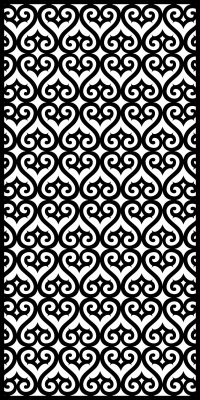 wall decorative pattern for windows - For Laser Cut DXF CDR SVG Files - free download