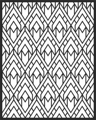 door screen   WALL  SCREEN - For Laser Cut DXF CDR SVG Files - free download