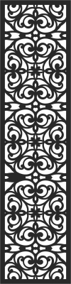 pattern Door   screen - For Laser Cut DXF CDR SVG Files - free download