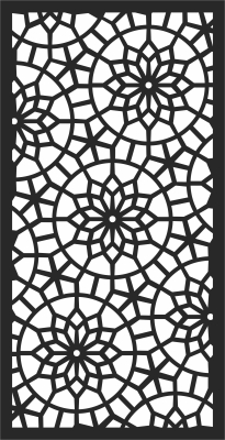 Decorative mandala pattern clipart - For Laser Cut DXF CDR SVG Files - free download