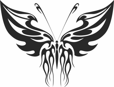 Butterfly art decor - For Laser Cut DXF CDR SVG Files - free download