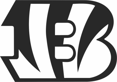 Cincinnati Bengals American football team logo - Para archivos DXF CDR SVG cortados con láser - descarga gratuita