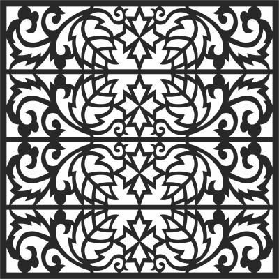 WALL  PATTERN  Wall   Door   Pattern   wall - For Laser Cut DXF CDR SVG Files - free download