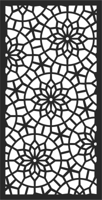 decorative panel door pattern - For Laser Cut DXF CDR SVG Files - free download