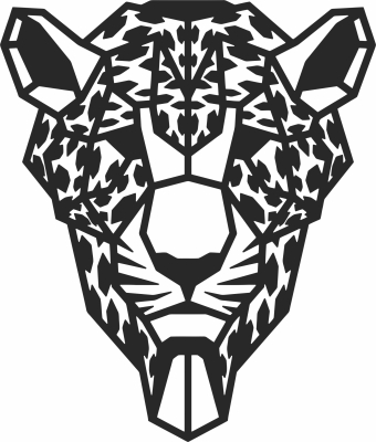 tiger wall art - For Laser Cut DXF CDR SVG Files - free download