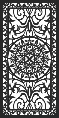 door panel wall screen - For Laser Cut DXF CDR SVG Files - free download