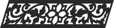 DECORATIVE   Wall pattern - For Laser Cut DXF CDR SVG Files - free download