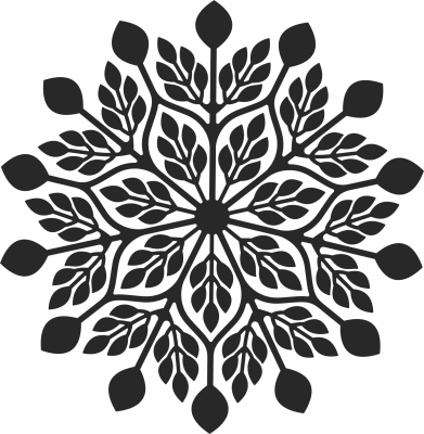 mandala wall sign - For Laser Cut DXF CDR SVG Files - free download