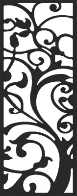 Door pattern - DXF CNC dxf for Plasma Laser Waterjet Plotter Router Cut Ready Vector CNC file