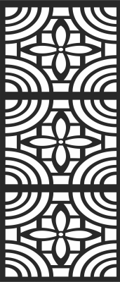 decorative panel screen pattern partition - For Laser Cut DXF CDR SVG Files - free download