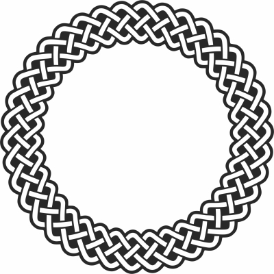 knot pattern circle cliparts - For Laser Cut DXF CDR SVG Files - free download