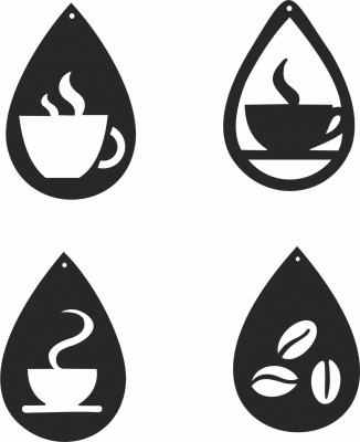 Free Free 138 Coffee Earrings Svg SVG PNG EPS DXF File